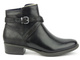 Skórzane botki damskie Tamaris 25364, czarne
