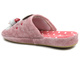Ciepłe kapcie damskie-American Club SL10/23 różowe
