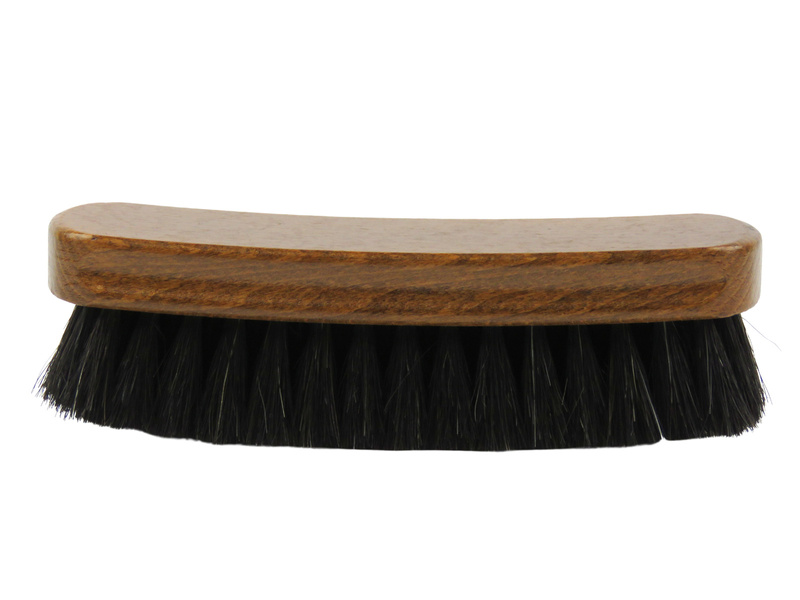 Szczotka LUX KAPS do polerowania obuwia, brązowo/czarna