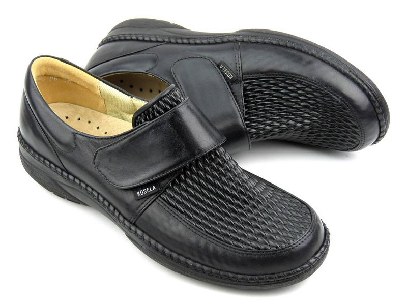 Półbuty profilaktyczno-zdrowotne damskie AXEL Kosela Medic 9206, czarne