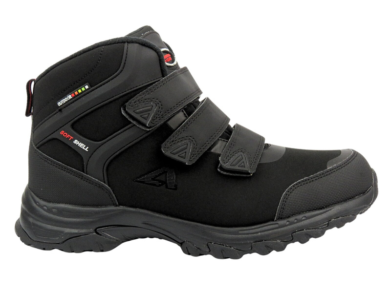 Śniegowce, trapery męskie - AMERICAN CLUB Softshell WT 160/23, czarne