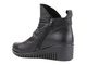 Botki damskie na dwa suwaki - COMFORTABEL 962319, czarne