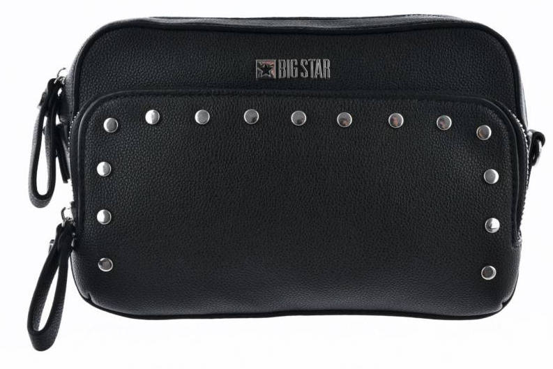 Torebka damska z ćwiekami - BIG STAR GG574159, czarna