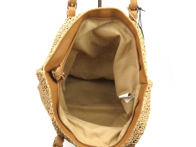 Torebka damska pleciona- BIG STAR JJ574095, brązowa