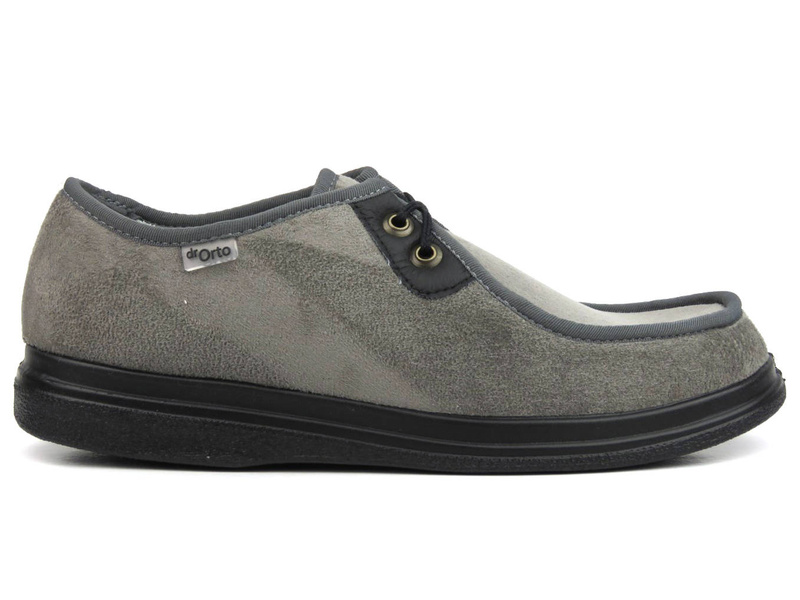 Kapcie, buty męskie  profilaktyczne, ortopedyczne Befado dr Orto 871M006, szare