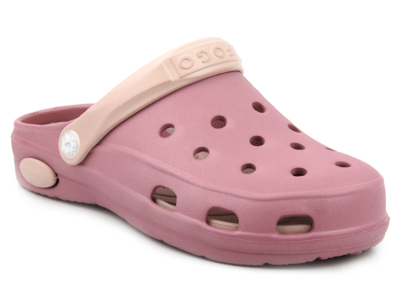 Klapki dziecięce clogsy - Realpaks PF-402, PF-401, różowe
