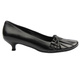 Czółenka damskie czarne Ryłko E3J647 na kaczuszce