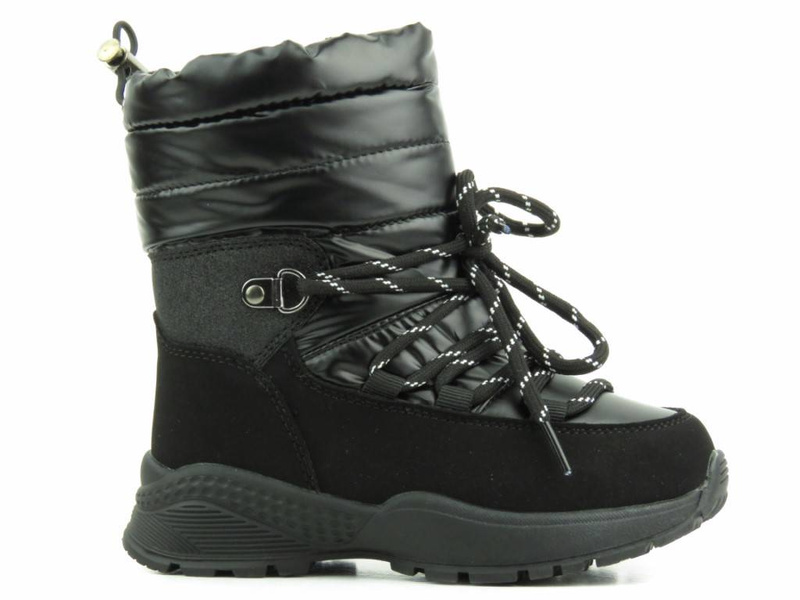 Cieplutkie śniegowce dziecięce - MISS E 22DZ23-5269, czarne
