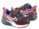 Buty sportowe chłopięce świecące - AMERICAN CLUB ES120/23, czarne