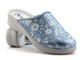 Klapki damskie medyczne ze skórzaną wkładką - Inblu 50-51, jasnoniebieskie