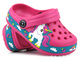 Klapki, sandałki dziewczęce clogsy  - AMERICAN CLUB NH 65/23, NH 66/23, różowe z jednorożcem