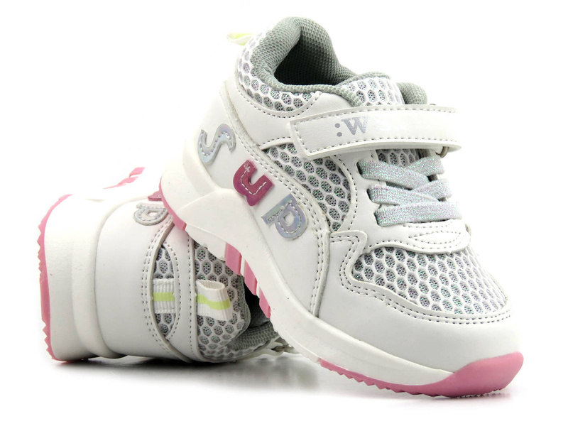 Buty sportowe, adidasy dziecięce na rzepy - WEESTEP R913633321, białe