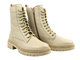 Wygodne botki damskie z naturalnej skóry Helios Komfort 1363, ecru