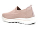 Materiałowe buty damskie sportowe - NEWS 22TX02-4815, różowe