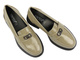 Eleganckie półbuty damskie Vinceza 58409, khaki lakierowany