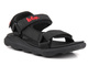 Sportowe sandały damskie na grubej podeszwie - Lee Cooper LCW-23-34-1692L, czarne