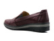 Półbuty damskie typu slip on - Helios Komfort 350-2, ciemna wiśnia 2