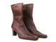 Botki damskie Agxbut 0657 II gatunek - bordowe