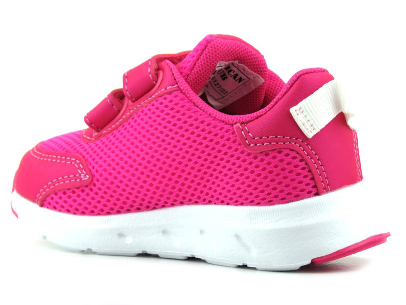 Sportowe buty, adidaski dziecięce - AMERICAN CLUB ES 127/23, różowe