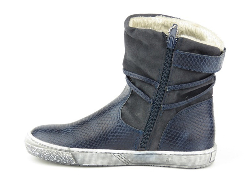 Kozaki dziecięce dziewczęce AMERICAN CLUB 16183, czerwone