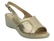Sandały damskie ze skórzaną wkładką - Unisoft 25SD02-8876, beżowe