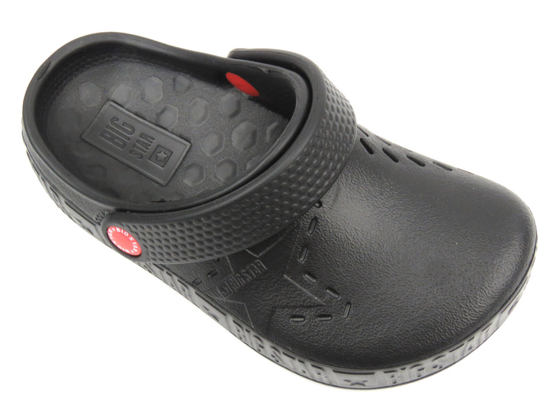 Klapki dziecięce clogsy - BIG STAR II375001, czarne
