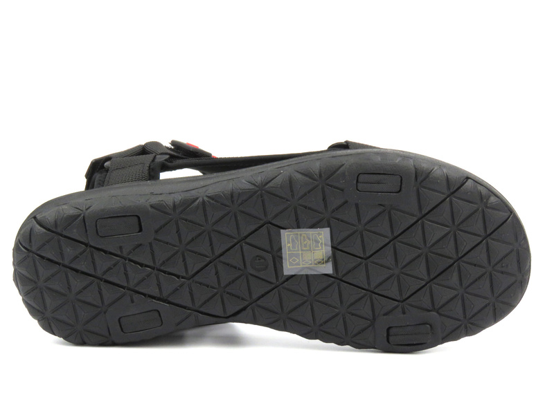 Sportowe sandały męskie na rzepy - Lee Cooper LCW-24-34-2620M, czarne