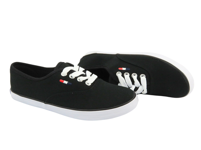 Trampki damskie AMERICAN CLUB LM-15-07, czarne