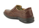 Wygodne półbuty męskie wsuwane - Helios Komfort 871, brązowe