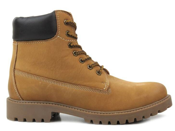 Trapery damskie z miękkiej skóry - MANITU 960163-21, jasnobrązowe