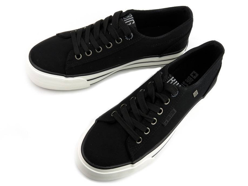 Trampki damskie na platformie Big Star HH274056, czarne