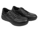 Buty Męskie Skórzane - Comfortabel 640237-01 Czarne Na Zamek