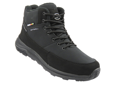 Męskie śniegowce ocieplane American Club SN 58/24, czarne