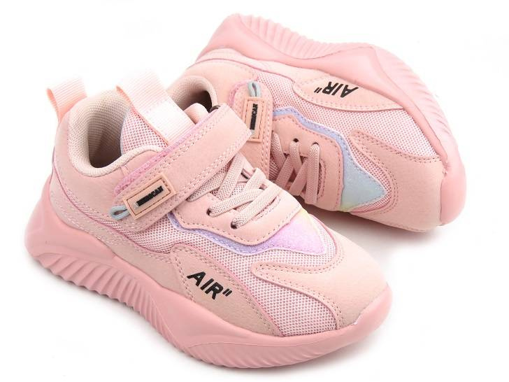 Sneakersy, buty sportowe dla dziewczynki - AMERICAN CLUB BS 22/22. różowe
