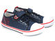 Trampki dziecięce American Club TEN 83/23 84/23, granatowe z czerwienią