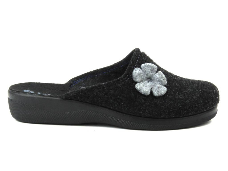 Kapcie, pantofle damskie filcowe - INBLU CA-116, szare