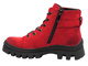 Ocieplane botki damskie - Potocki 25-19317, czerwone