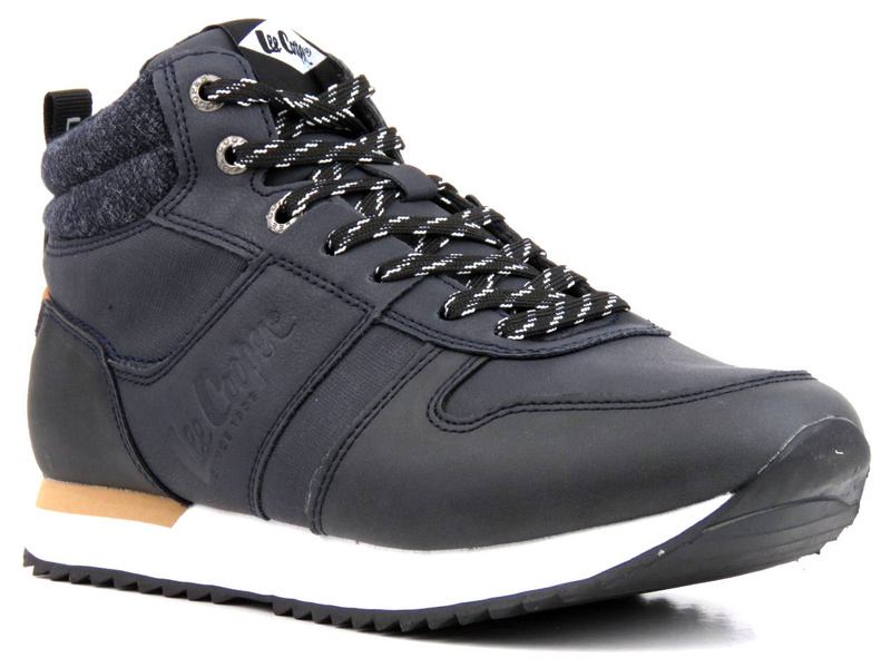 Buty męskie zimowe, sportowe - LEE COOPER LCJ-22-31-1462M, granatowe