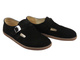 Buty barefoot skórzane minimalistyczne półbuty damskie czarne Nika Komfort 1453