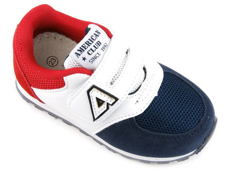 Adidasy dziecięce na rzep - American Club BS 02/21