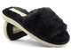 Futerkowe kapcie damskie bez noska - INBLU EK-05, czarne