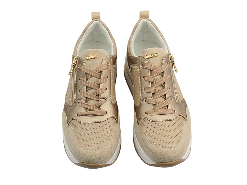 Sneakersy damskie na platformie różowe Inblu IN-420