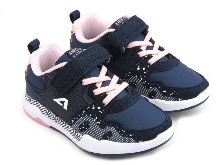 Buty dziecięce sportowe, adidasy American Club BS 06/22 10/22, granatowe