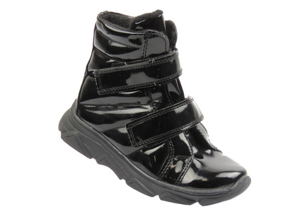 Trzewiki dziecięce dziewczęce czarne, Kornecki 06600