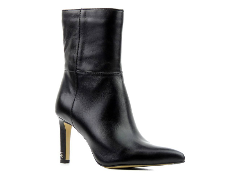 Eleganckie botki damskie na szpilce - CARINII B5751, czarne