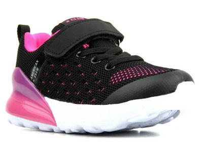 Buty sportowe dziecięce, adidasy American Club RL 11-12/22, czarne