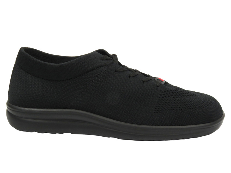 Sneakersy, buty sportowe męskie Berkemann 05550-999, czarne