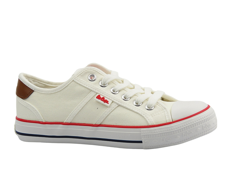 Trampki, tenisówki damskie  - LEE COOPER LCW-22-31-0862L, białe