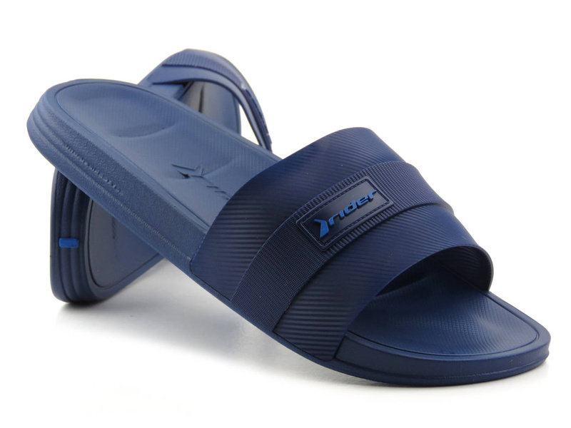 Klapki męskie basenowe, plażowe RIDER 11679, niebieskie