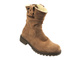 Ocieplane futerkiem botki, workery damskie - EVENTO 24BT35-7875, khaki 